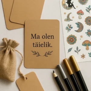ennast toetavate kaartide loomise komplekt