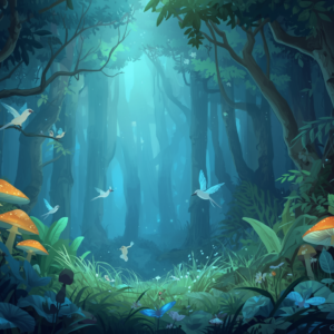 fairy blue forest 2